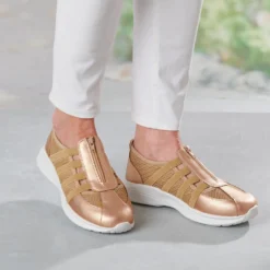 Sommer-Sneaker "Sunny" gold-metallic