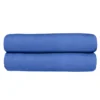 Spannbettlaken hellblau 100 x 200 cm, 2er-Set