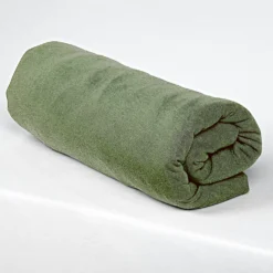 Spannbettlaken oliv 100 x 200 cm, 2er-Set
