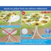 Spanntischdecke Sonnenblumen XL Ø 85–105 cm