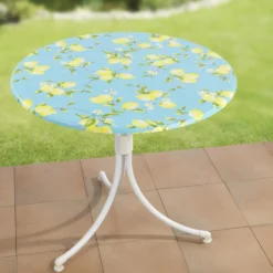 Spanntischdecke Zitrone Ø 70–86 cm