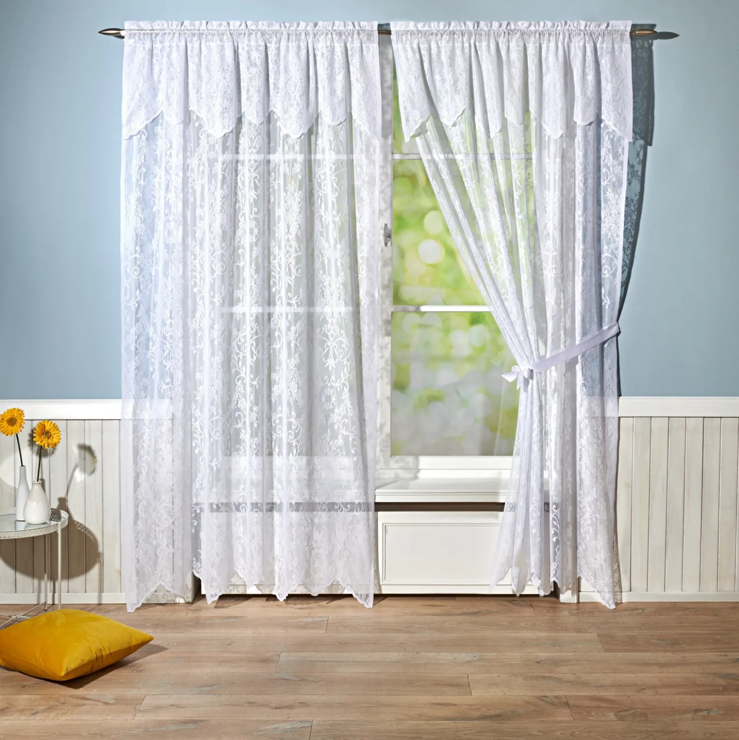Spitzen Gardine 140 x 230 cm Eldo
