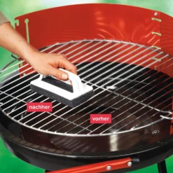 Stahlschwamm für Grill und Backofen