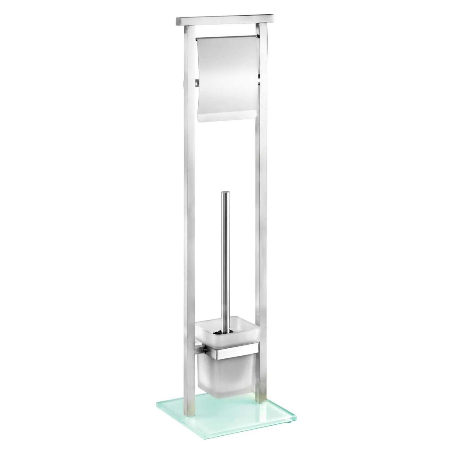 Stand WC-Garnitur "Debar" Edelstahl matt WENKO