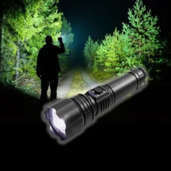 Starke LED-Taschenlampe mit Akku, Victor Tools