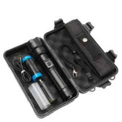 Starke LED-Taschenlampe mit Akku, Victor Tools