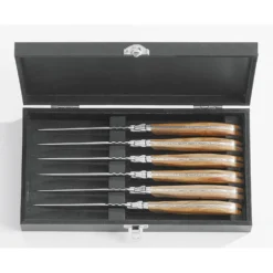 Steakmesser-Set 6-tlg. Laguiole mit Geschenkbox HAWS