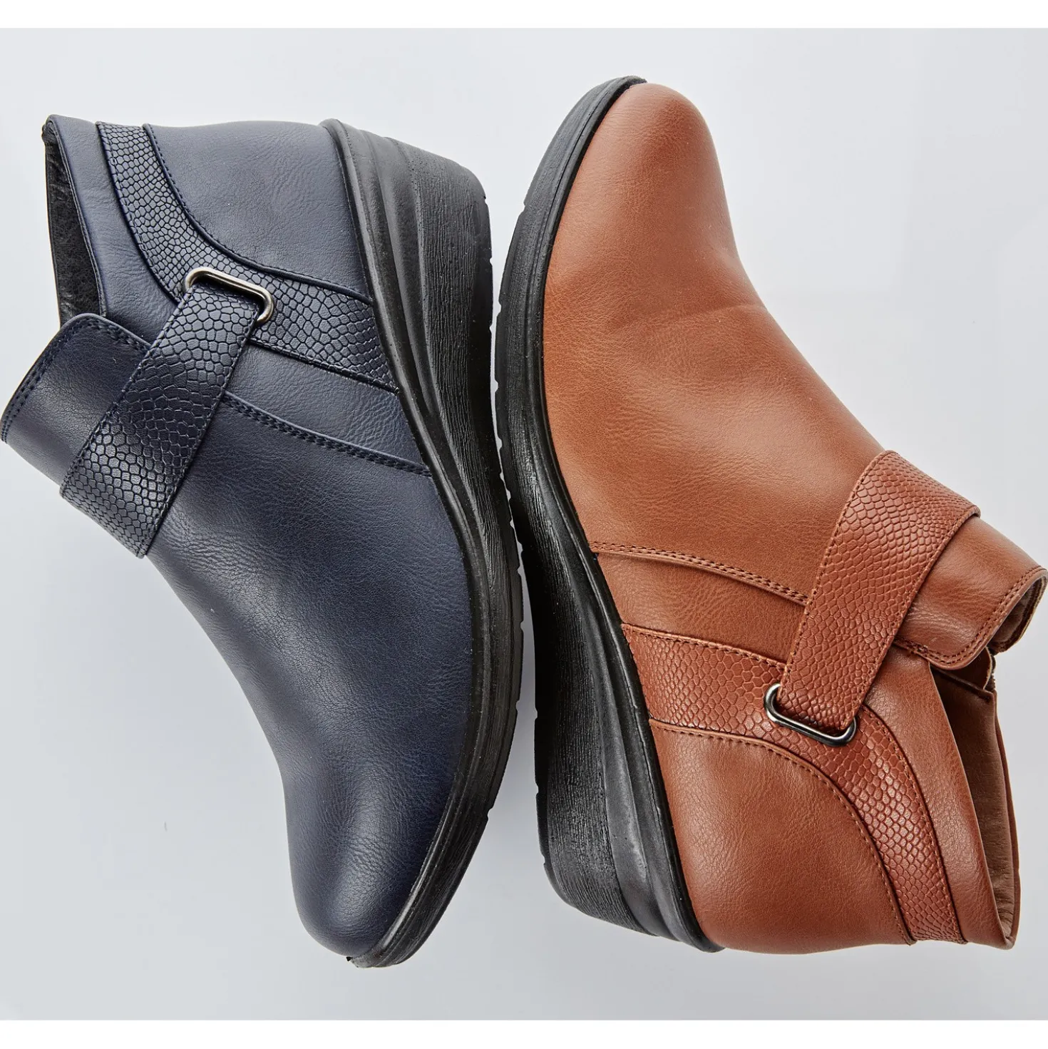 Stiefelette "Brit" cognac