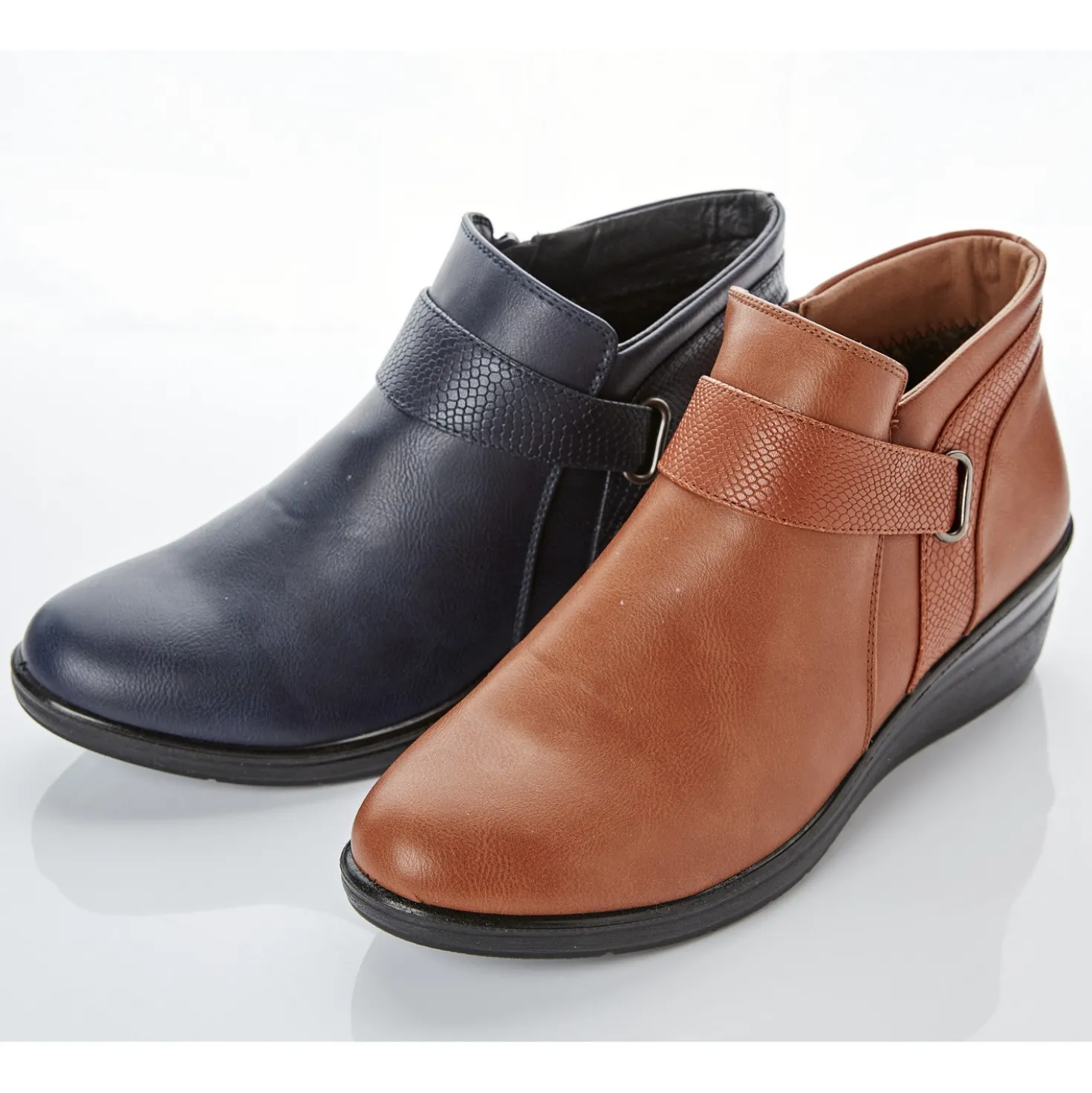 Stiefelette "Brit" cognac