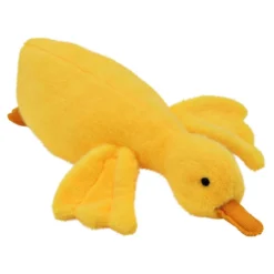 Stofftier Ente aus Textil Gelb