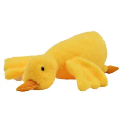 Stofftier Ente aus Textil Gelb