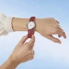 Stretch-Armbanduhr rot