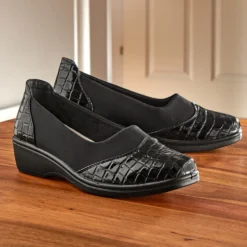 Stretchkomfort-Schuh "Liane" schwarz