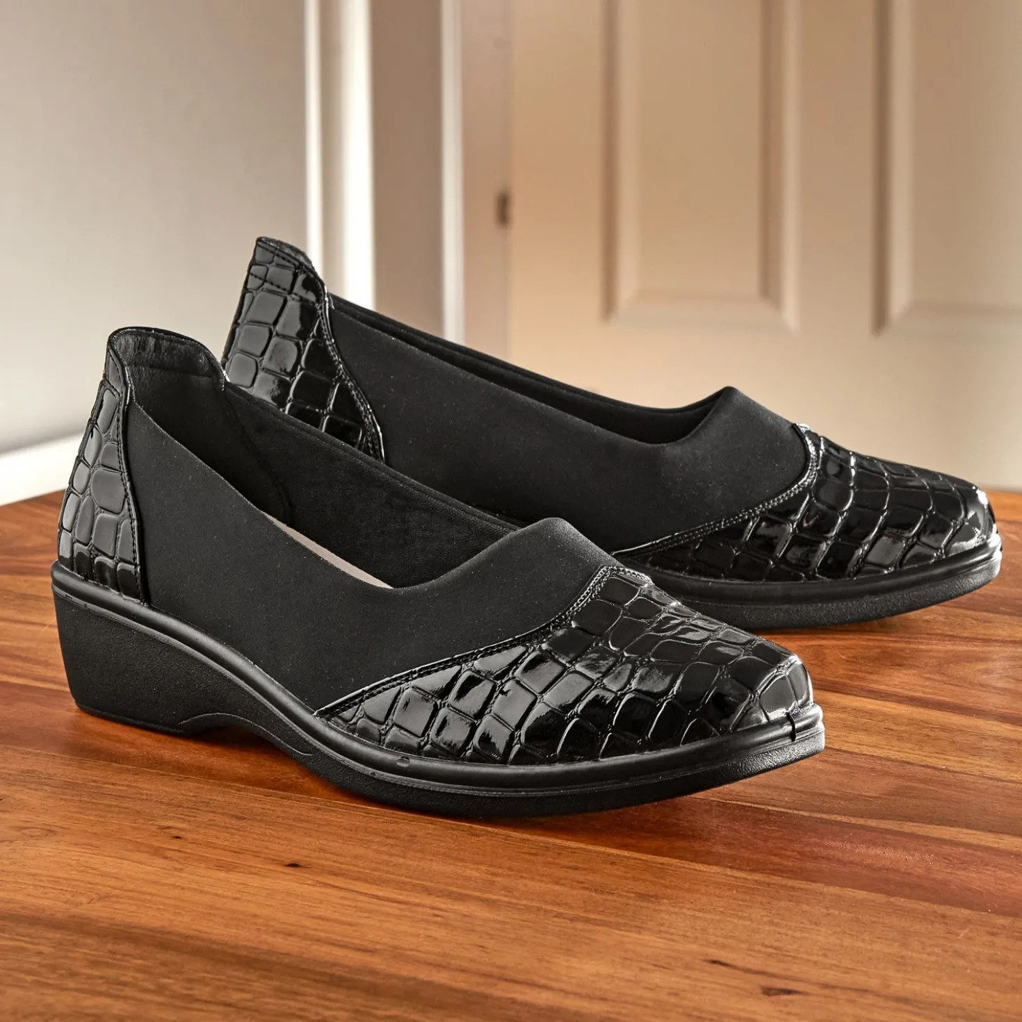 Stretchkomfort-Schuh "Liane" schwarz