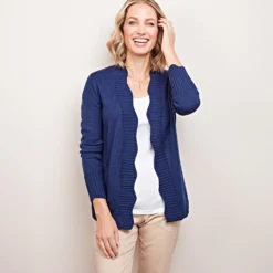 Strick-Cardigan Wilma navy