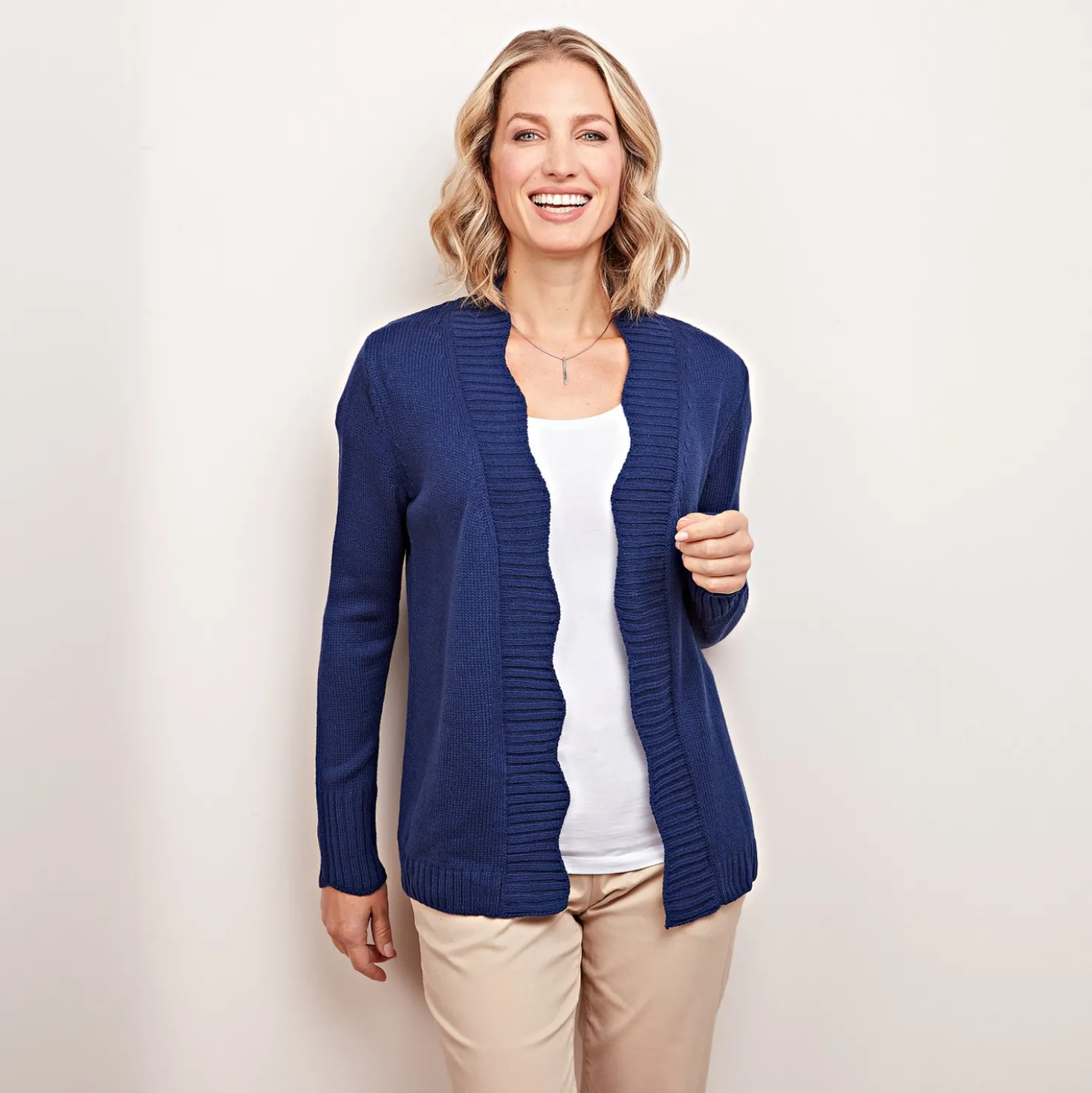 Strick-Cardigan Wilma navy