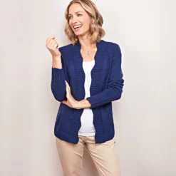 Strick-Cardigan Wilma navy
