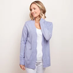 Strick-Cardigan Wilma violett