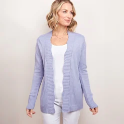 Strick-Cardigan Wilma violett