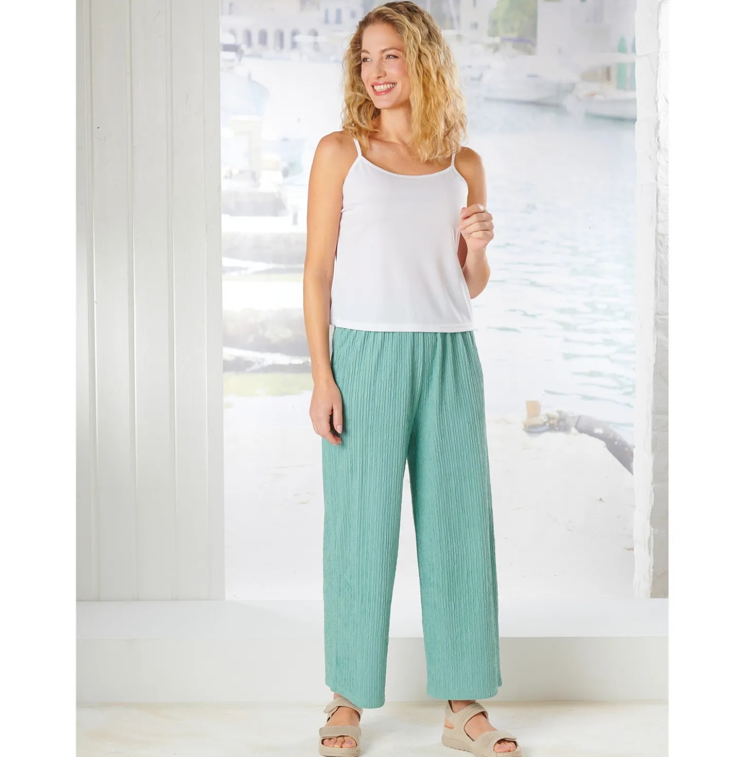 Strick-Set: Pullover & Top weiß 2er-Set
