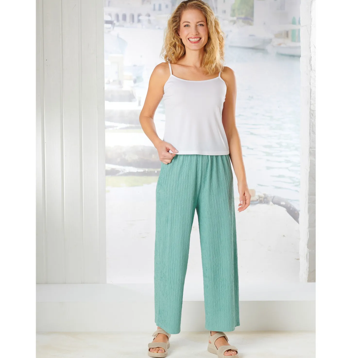 Strick-Set: Pullover & Top weiß 2er-Set