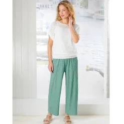 Strick-Set: Pullover & Top weiß 2er-Set