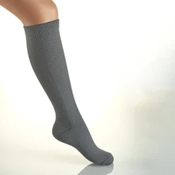 Stützkniestrümpfe schwarz + grau 2er-Set