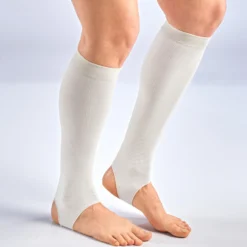Stützstulpen für Damen creme, 2 Paar