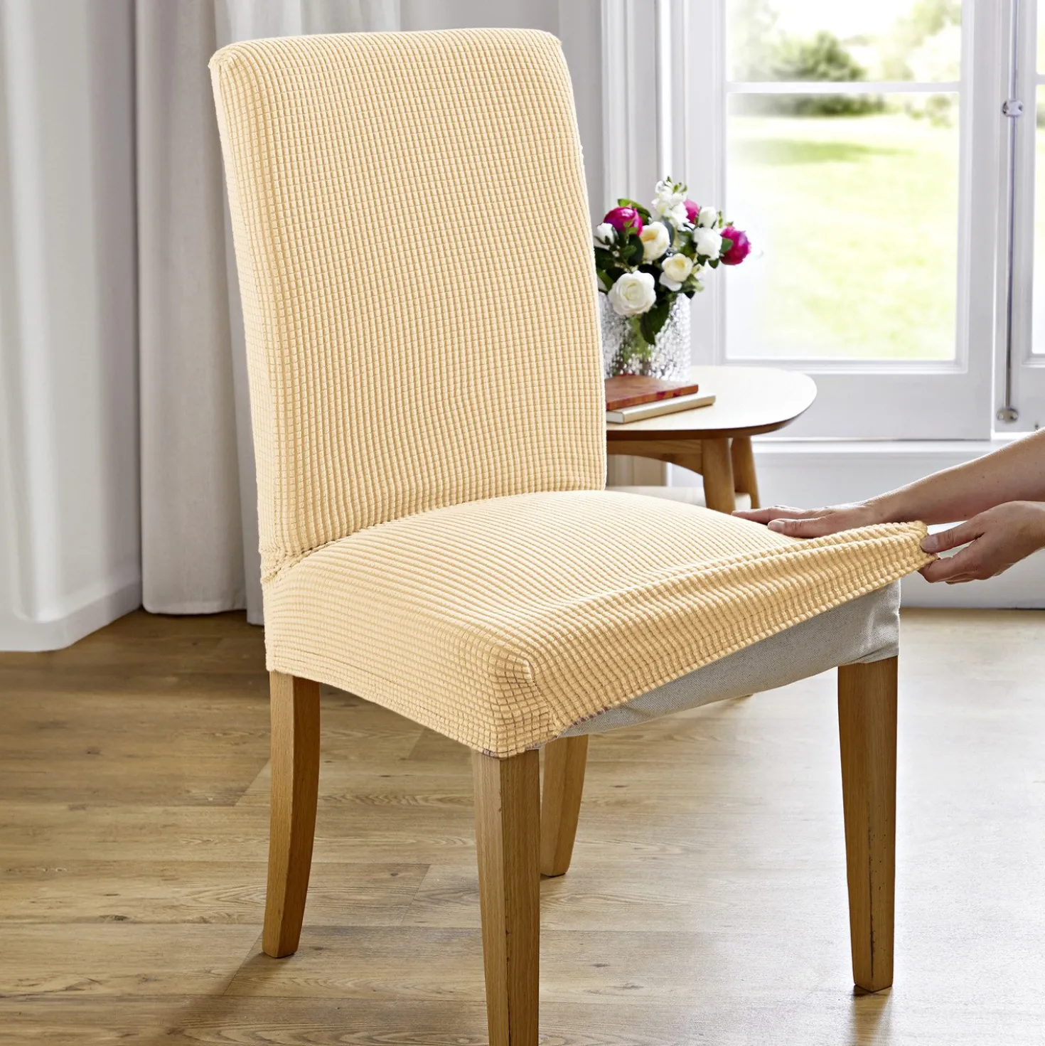 Stuhlbezug beige Eldo