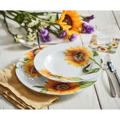 Suppenteller "Sonnenblumen" Basilico