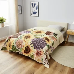 Tagesdecke "Sonnenblumen", 220x240 cm Eldo