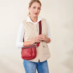 Tasche "Lucie" bordeaux