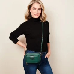 Tasche "Suse" 2-in-1 dunkelgrün