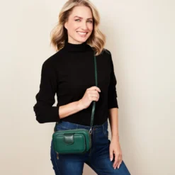 Tasche "Suse" 2-in-1 dunkelgrün