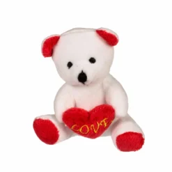 Tasse mit Herzchen & Plüschteddy im Geschenkkarton