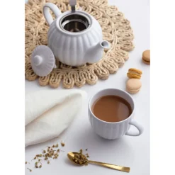 Teekanne „Luxe“ 6 Tassen 1,1 l weiß Price & Kensington