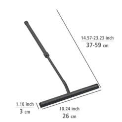 Teleskop Badezimmerwischer Schwarz WENKO