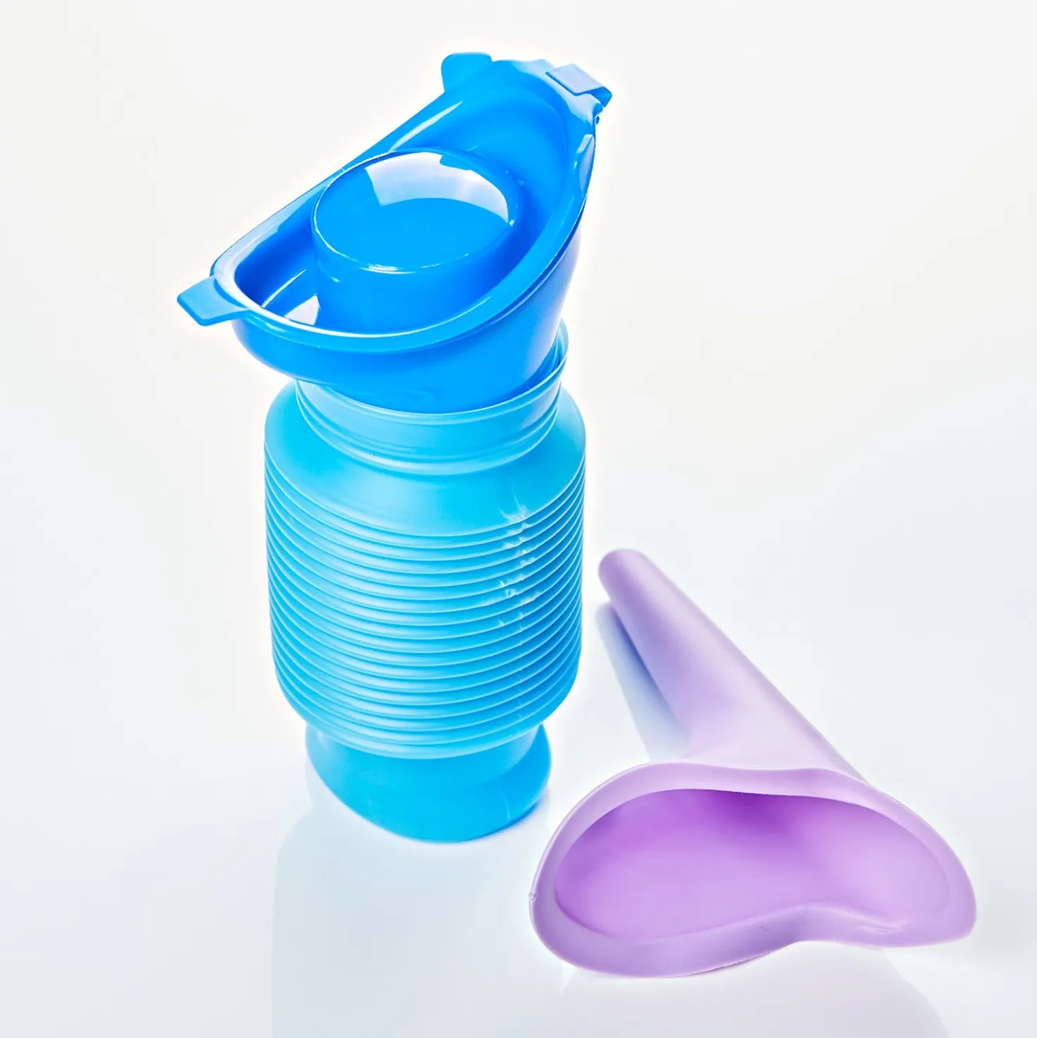 Teleskop Notfall-Urinal, blau