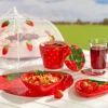 Teller "Erdbeere" Basilico