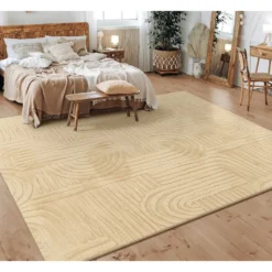 Teppich LELYSTAD 527 Beige Rechteckig Paco Home