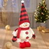 Textilfigur Schneemann höhenverstellbar