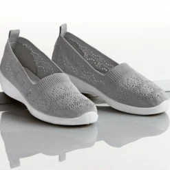 Textilschuh "Josy" grau