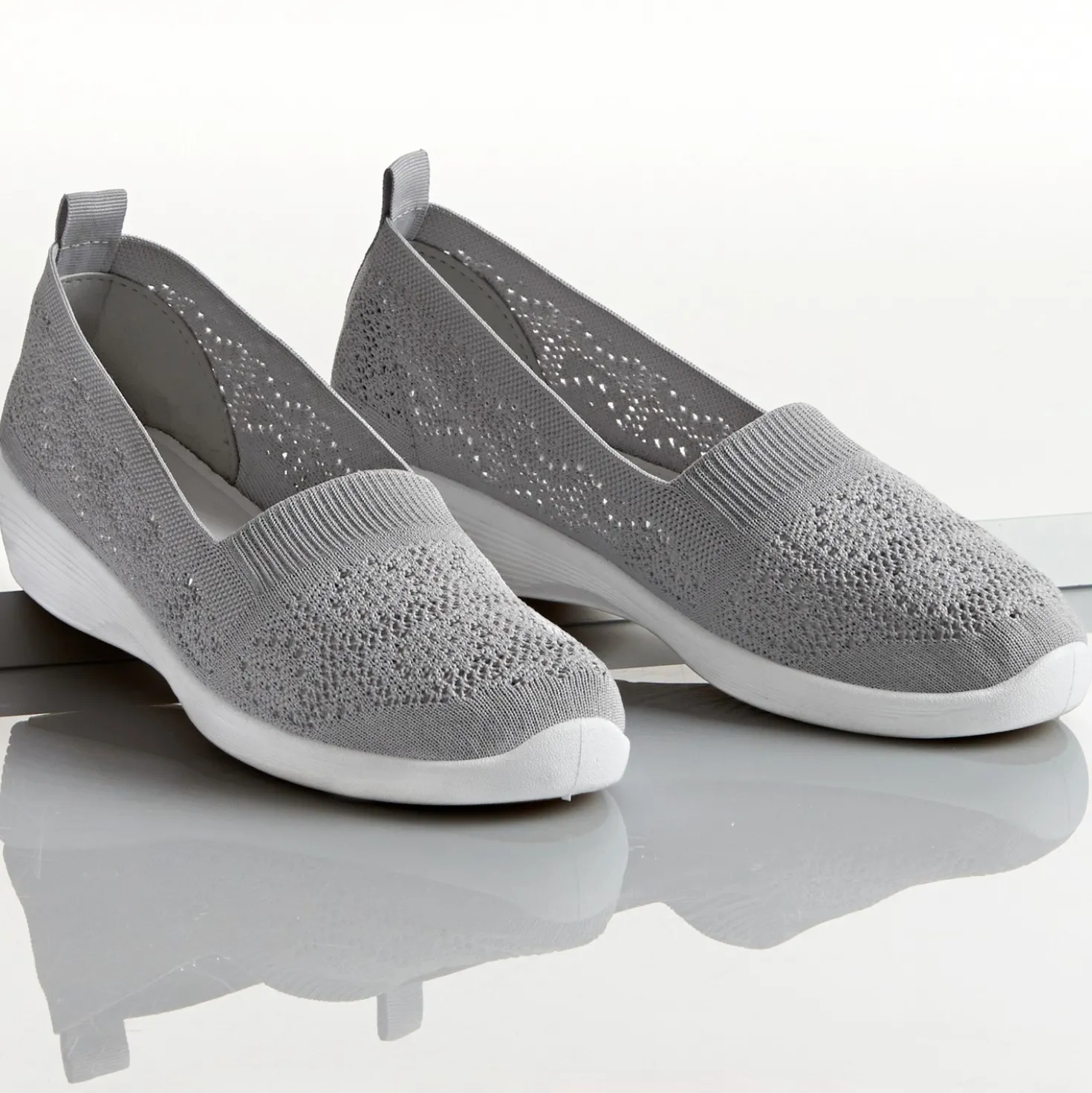 Textilschuh "Josy" grau