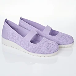 Textil-Slipper "Janine" lila Amélie di Santi