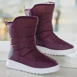 Thermo-Stiefel "Irmi" aubergine