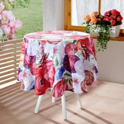 Tischdecke "Blütenzauber" Ø 165 cm