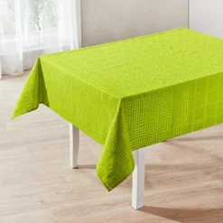 Tischdecke gelbgrün, 130 × 160 cm