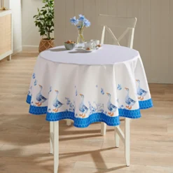 Tischdecke "Gänse" Ø 140 cm Eldo