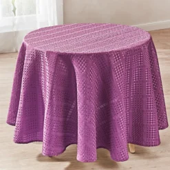 Tischdecke lila, Ø 140 cm