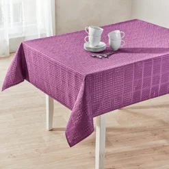 Tischdecke lila, 140 x 180 cm